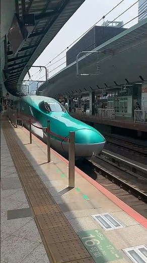A video of the Japanese Shinkansen JR E5 series departing Tokyo