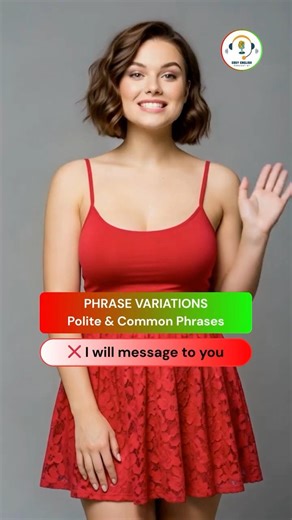 ❌ Don’t Say → ✅ Say | Polite & Common Phrases - Part 2 #shorts #phrases #polite #common #variations