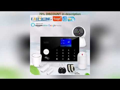 A must-have product! Wifi GSM Alarm System 433MHz Home Burglar Security Alarm Wireless Wired Detec