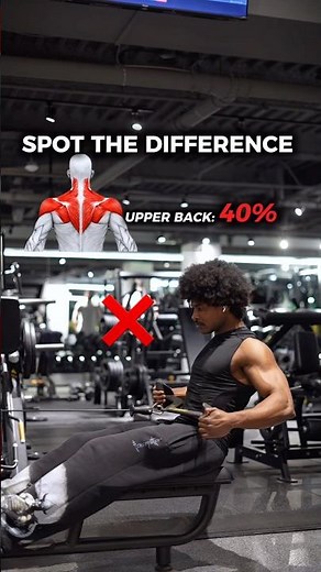How to Actually Grow Your Upper Back Fast with the Wide grip Seated Cable row. #cablerow #seatedrow