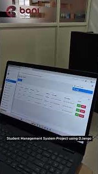 💡Our student is successfully executing a Student Management System project using Django. #projects