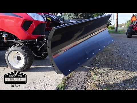 Yanmar snowplow attachment with articulation
