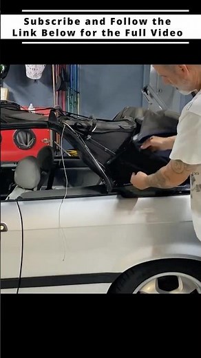 How to replace convertible top in E36 BMW M3 3 Series