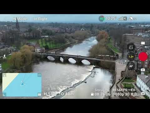 Chester England Historic Buildings Complete Aerial Tour