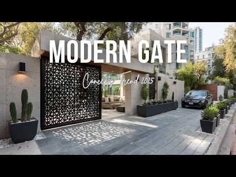 Modern Gate Concepts Trend 2025 | Entry Ideas That Reflect Luxury & Security