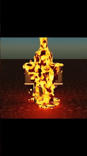 Realistic Lava🔥 | Roblox Animation #shorts #roblox #animation