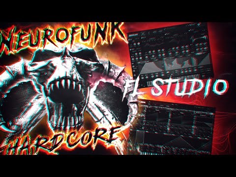 FL STUDIO NEUROFUNK HARDCORE 😈 HOW TO MAKE DRUM AND BASS IN FL STUDIO 25 FLP 😈