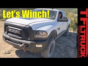 What if the 2018 Ram Power Wagon is Stuck? How to Winch and Drive!