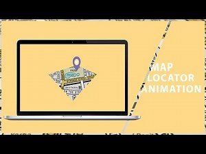 Map Locator Animation | CSS Tutorial