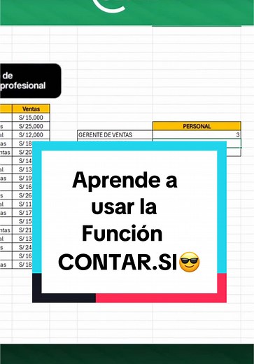 Tips para usar la función CONTAR.SI en Excel