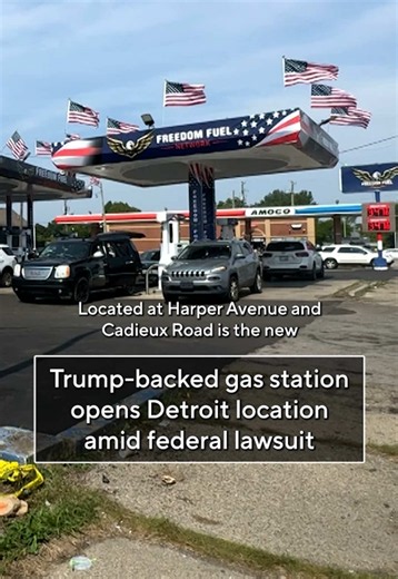 A discount gas station promoted by President Trump just opened a new location in Detroit. The parent company of the Freedom Fuel Network stations is also at the center of a federal lawsuit. Fuel prices are set at $3.47 per gallon in honor of the 47th president. It's unclear how Freedom Fuel can keep costs so low. According to CNN, the parent company, KRSM, is accused of not paying for $4 million worth of gas from a supplier. Veronica Ortega has the full story at CBSDetroit.com #gas #Trump #gaspr