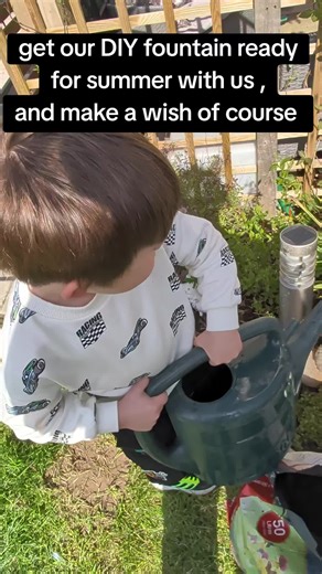 I bought these 2 pots last year and the solar fountain so just needed a clean added pansy's, will buy a few training plants to fill gaps and bish bash bosh . #garden #waterfountain #diygarden #budget #gardenfun