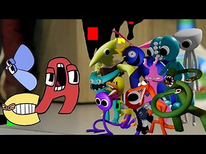 FNF All Rainbow Friends Chapter 2 Vs Alphabet Lore A.B.C Sings Sliced | Friday Night Funkin'