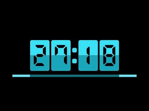38 minutes Countdown Timer flip clock