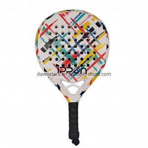 [Hot Item] 3K Carbon Padel Racket Beach Racket High Quality Professional Racket