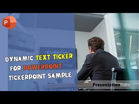 Dynamic Text Ticker for PowerPoint - TickerPoint sample