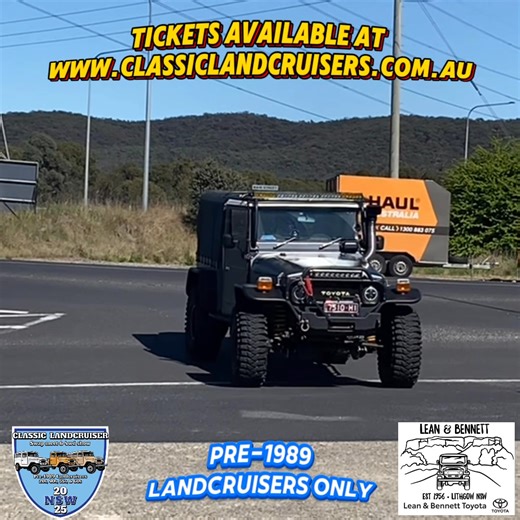 The first ever Classic Landcruiser show in NSW At Lithgow Showgrounds book your tickets now at www.classiclandcruisers.com.au We are selling tickets at the show to go in the running to win a pair of 1. Lightfox spotlights, 2. LightFox￼ light bar 3. ToJo Cruiser Shields There will be food trucks, As well as show and shine & swap meet on Saturday and Sunday You can buy your tickets at the gate remember to bring cash, $15 for adults 12 and under free. Hope to see you at the show ￼ 4wd TV Lean and B