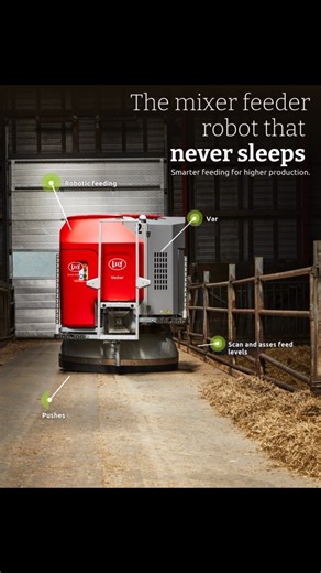 Introducing the Lely Mixing Feeding Robot Vector M2 Next! Improved...