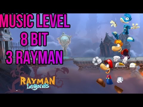 3 rayman music level 8 bit