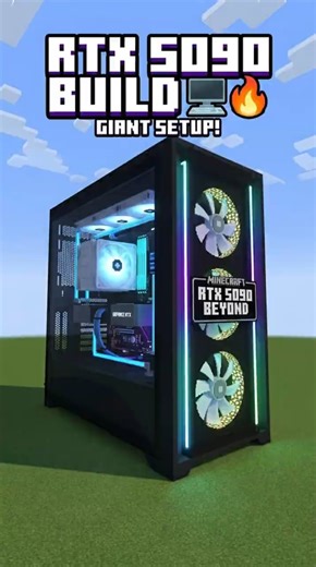 Minecraft RTX 5090 Build Gets Bigger With Every Sub #minecraft