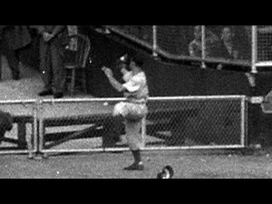 1947 WS Gm6: Al Gionfriddo robs Joe DiMaggio of homer