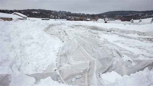 Greater Binghamton sports complex roof collapses after 40 inches of snow hit city
