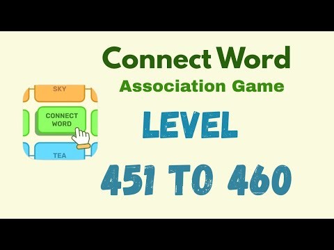 Connect Word Level 451 - 460 Answer | Connect Word Puzzle Game Solutions 🧠✨ | Mini Boss