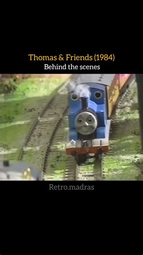 Retro Madras on Instagram: "Thomas & Friends is a beloved British children’s series featuring talking locomotives and vehicles living on the Island of Sodor. It began as The Railway Series books written by Rev. W. Awdry in 1945 and later turned into a TV show in 1984."