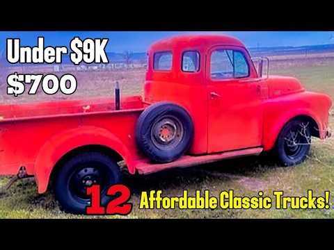 Budget Classics! 12 Affordable Classic Trucks Under $9K