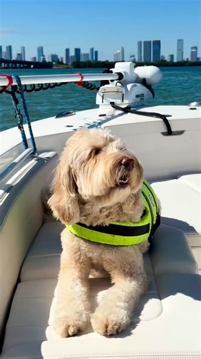12 reactions · 3 comments | Paws aboard, from Miami Beach to Fisher Island #captainrossmiami #miamirealestate #boatlife #waterfrontliving #yachtlife #miamiwaterfront #australianlabradoodle | ROSS Miami | Facebook