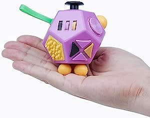 Amazon.com: MOSHNOLY 12 Sided Fidget Toy for Adults, Anti Anxiety Dodecagon Cube Relieves Stress and Decompression Controller Block, Toys for Kids and Adult with ADHD ADD OCD Autism in School : Toys & Games