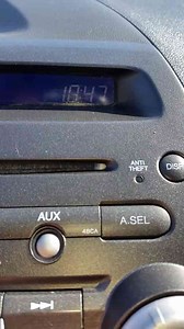 How to change the clock time in a Honda civic
