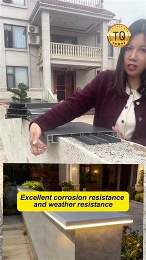 Aluminum alloy exterior wall capping.#windows #casementwindows