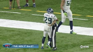 "Earl Thomas hugged the ref!" "What's wrong with that? He's being gleeful!" - Pete Carroll (Inside The NFL, Seattle Seahawks) | NFL Films