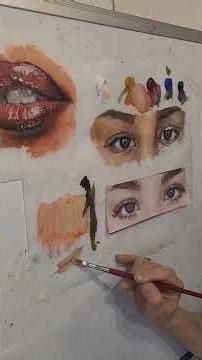 How to paint eyes #eyepainting #paintingtutorial
