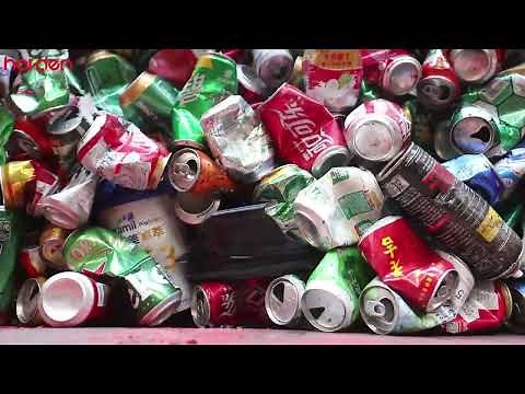 Aluminium cans shredder