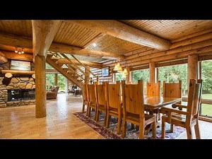 Outstanding Executive Log Home For Sale In Northern Illinois