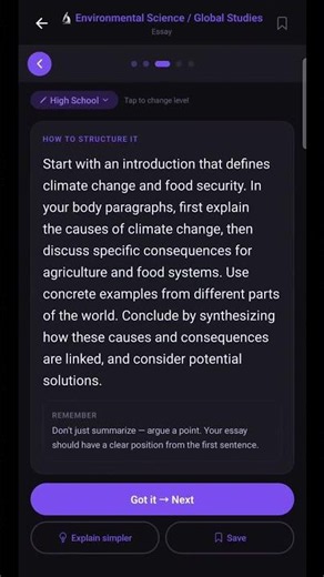 Explainly App - AI Homework Helper That Teaches You How to Write Essays
