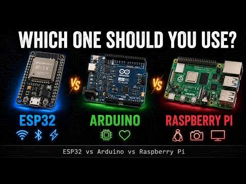 ESP32 vs Arduino vs Raspberry Pi — Which IoT Board Should YOU Use?
