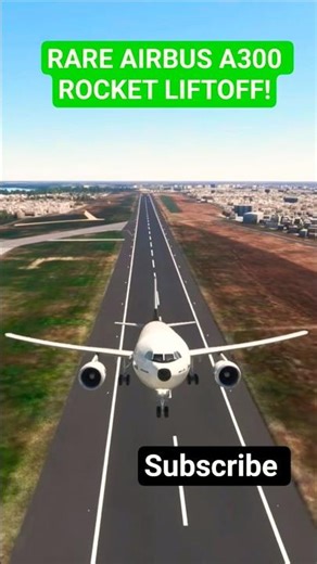 Rare Airbus A300 Rocket takeoff #msfs2020 #airbus #a300