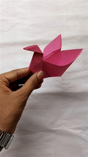 DIY Origami Swan in Seconds! 🦢💖 #Shorts #diy #craft