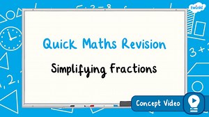 Simplifying Fractions ∣ Maths Concept Video ∣ Australia