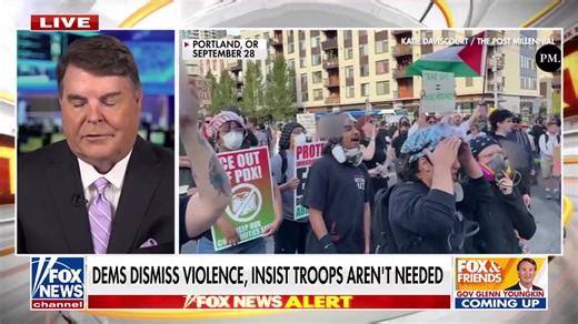 1.1M views · 49K reactions | “The jurisdiction extends federally across state boundaries.” Fox News Legal Analyst Gregg Jarrett weighs in as a federal judge blocks Trump’s National Guard deployment to Portland after weekend anti-ICE unrest. | Fox & Friends | Facebook