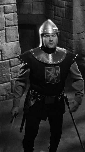 Sword VS. Crossbow? ⚔️ 🏹 #TheBlackArrow (1948) | TCM