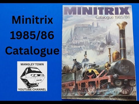 Minitrix 1985/86 N gauge model railways catalogue full look through by Mangley Town #ModelRailway