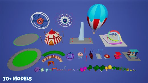 Circus Adventure pack (Unity,UE) by hayq_art