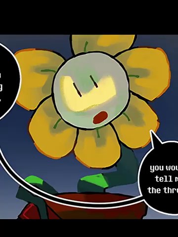 Floweys perspective... | Undertale comic dub | (part 1)#undertale #undertaleau #underverse #sans