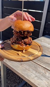 Huge Deep Fried Double Cheeseburger😍 | The Hanson Family