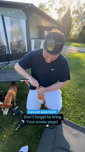 1.4K views · 15 reactions | Caravan hack for you when you forget the bottle opener 藍藍藍 #caravan #camping #outdoors #caravanlife #touringcaravan #touring #whisperingangel #caravanhack #campinghack #caravanners #caravanwithfriends #hacks #wine #caravanningwithkids #buccaneer #aruba | Wander With The Bevans | Facebook