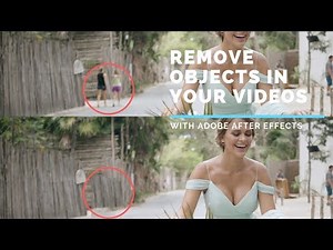 Remove People and Objects from Your Video - Content Aware Fill for After Effects
